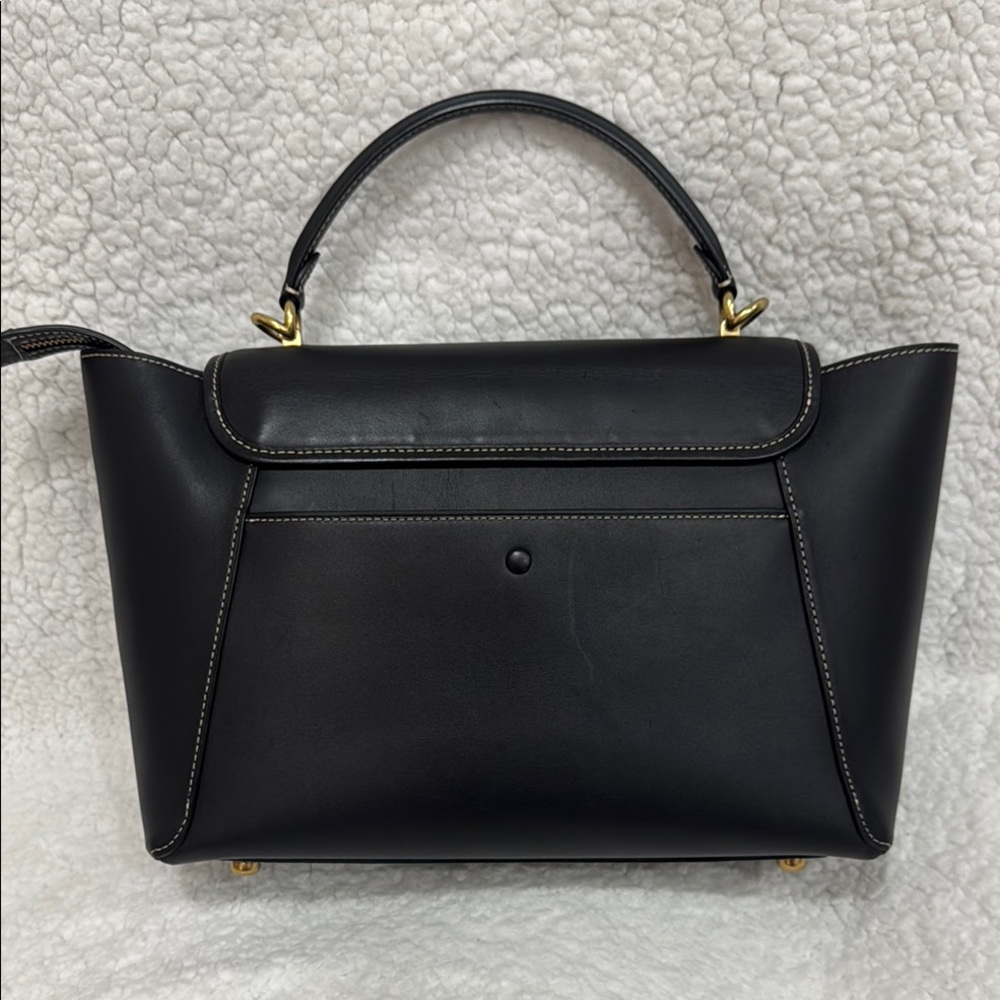 Coach Elegant Black Leather Handbag - Picture 3 of 4